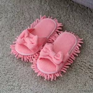 [골드스마일]리본청소슬리퍼 슬리퍼걸레 거실화 실내화 청소슬리퍼