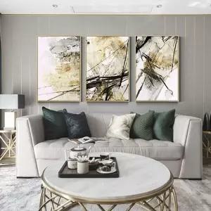 3단거실액자 인테리어 대형 거실액자 그림액자 (KYR-W898BB3)
