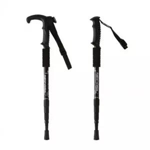 [셀러에이드]초보자 4단 입문 경량 지팡이 산악 등산스틱 T자형스