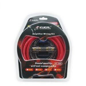 자동차 앰프 케이블 오디오 수정 서브 우퍼 연결 10 8 6 4GA