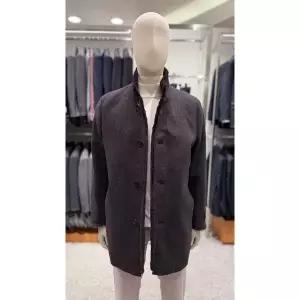 갤러리아 [타임월드]바쏘 다크브라운 천연모피 안감 하프 코트 BSZ4CJ31ADB