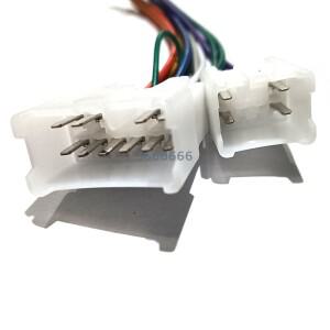 Toyota 호환 자동 스테레오 커넥터 용 듀얼의 오디오 CD 체인저 배선 하네스 어댑터