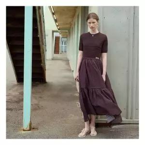 듀엘 니트 블록 체크 원피스_D252MSE052 883065