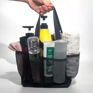 (색상 물빠짐샤워가방)물빠지는 매쉬 샤워 가방 망사 목욕 바구니 샤워백