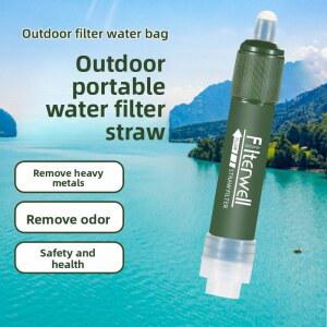 수도 필터 야외 휴대용 정수 빨대 필터 초미세 여과막 정수 야외용 정수기