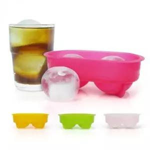 아이스볼 실리콘 원형 얼음틀 트레이 컵용 얼음 제조 도구