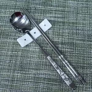 스테인리스 식기 커틀러리 숟가락 젓가락 테이블웨어 식사용