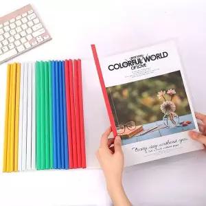 A4 클리어 파일 쫄대 화일 케이스 비닐 수납 삼각 정리함