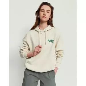 JILL SPORTS 남여공용 아이보리 탄탄핏 그래픽 후드 티셔츠 JMTS3B321IV 1627024