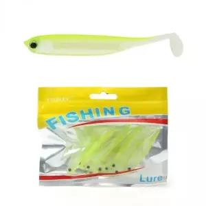 광어 갈치 형광 은빛 비늘 미끼용 쉐드웜 루어