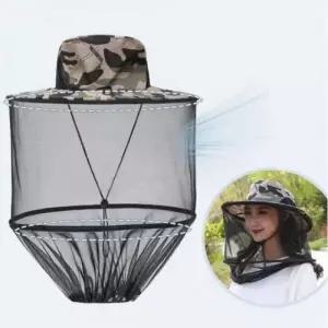 모기차단 양봉용 그물망 모자 벌초 낚시용 벌집 방충 햇빛차단 모자