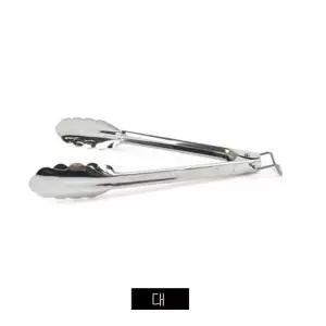 스테인리스 야채 튀김 샐러드 잠금식 집게 뷔페용 조리기구