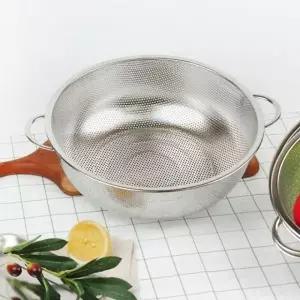 스테인리스 튀김 건지망 원형 양수 바스켓 채망