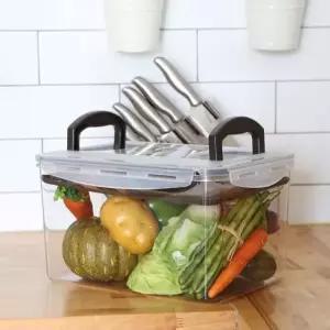 투명 누름 밀폐 발효 숙성 김치용기 진공 누름용기 손잡이형 저장 용기