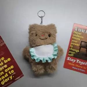 (제품선택 앞치마 곰돌이 인형키링(brown))앞치마 곰돌이 인형키링 가방고리 턱받이 곰인형 키링 테디 치즈