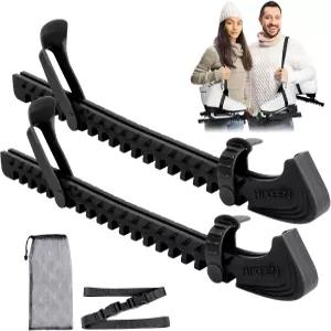 어깨끈이 달린 하이켄 스 스케이트 가드 안정성 향상 블레이드 성인 및 용 미끄럼 방지 하키 프로텍터