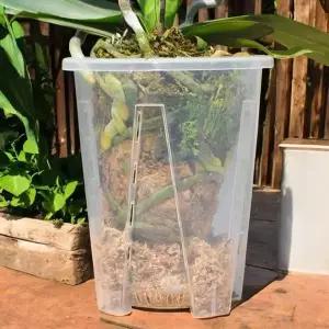 [골드스마일]WL 플라스틱 슬릿화분 - 14cm 심플한화분 모던화분 깔끔한화분 플분