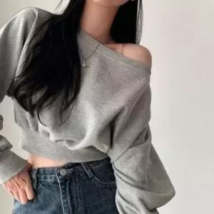 언발란스 오프 숄더핏 컴포트 숏기장 스셔츠변환기 롱셔츠 티츠 티 코디레이어드 연출