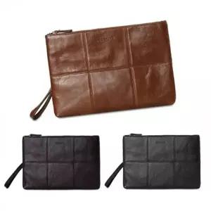 (색상 라이트브라운)YB78 가죽 남성 클러치백 캐주얼 지갑 손가방 맨스백 스포츠백 대 직장인클러치 클러치