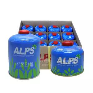 알프스 캠핑가스 450gx1박스(12개입) 휴대용가스