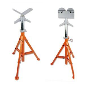 파이프삼각대 고정벤치 삼바리스탠드 절단테이블 360도 V자형 삼각대 51 94cm 지지대