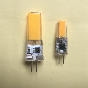 LED G4 디밍 가능 조명 할로겐 스포트라이트 교체 220V AC DC 12V COB 램프 G9 3W 6W 10W 10 개