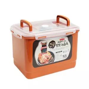 참숯 황토 진공 누름독 16.5L 1P 장아찌 보관 김치통 로이첸김치통