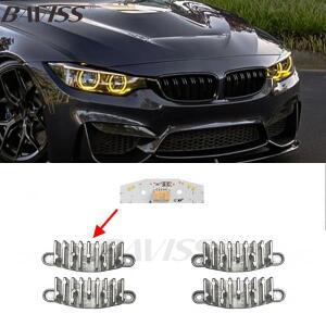 BMW Pre LCI F80 F82 M3 M4 4 시리즈 DRL LED 주간 주행 등 LEDlight 모듈 2015-2017 OEM 레몬 옐로우 교체