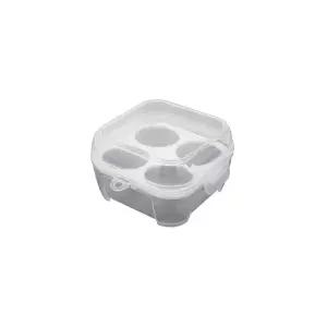 휴대용 계란 보관 케이스 4구 달걀보관 주방 수납 달 달걀보관 주방 수납