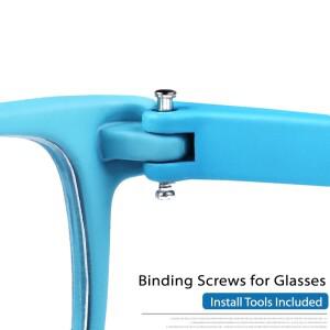 안경 시카고 나사 포스트 바인딩 키트 광학 액세서리 뾰족한 끝 자체 정렬 Acrews