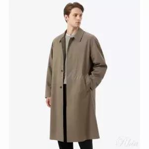 오라리 슈퍼 파인 트로피칼 울 수티엥 카라 코트 A23SC01WT 탑 브라운