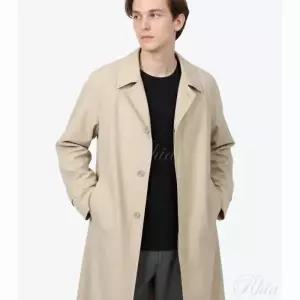 오라리 슈퍼 파인 트로피칼 울 수티엥 카라 코트 탑 베이지 A24SC02WT 수퍼 칼라