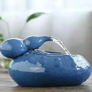 소형 사무실 분수대 가습기 실내 분수 인공 폭포 인테리어 장식