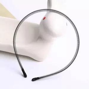 코일 철사 머리띠 남여공용 헤어밴드 철사머리띠 스프