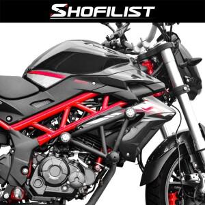 [호환품]바이크 오토바이 고속도로 엔진 가드 크래시 바 범퍼 번즈 프로텍터 측면 안전 베넬리 TNT 150 TNT