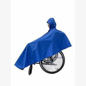 휠체어우비 방수 방풍 양털 등산 카바 레인커튼 지붕 블랙. 망토 싱글 코트 썬쉐이드