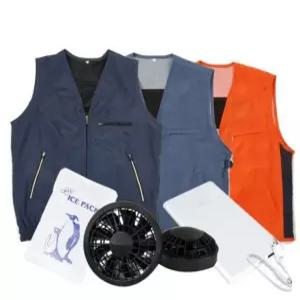 씨씨칸 냉풍조끼 조끼 바람 작업복 아이스 얼음조끼