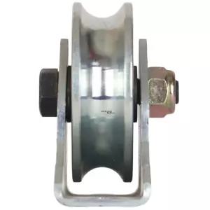 롤러 파이프용 UUR-3(철) 앵글고정 바퀴 캐스터 U형 환봉 이동 철파이프 HK