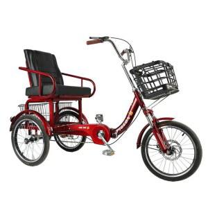 세발 자전거 중년 리어카 용 등받이 레드 옵션사진참조 인력거