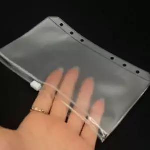 현금 다이어리 6공 A6 A6다이어리지퍼백 반투명 지퍼