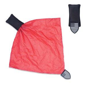 GHX 피트니스 에어소프트 레드 데드 래그 - 몰 호환성이 있는 퀵 릴리스 래그, 가시성이 높은 액세서리