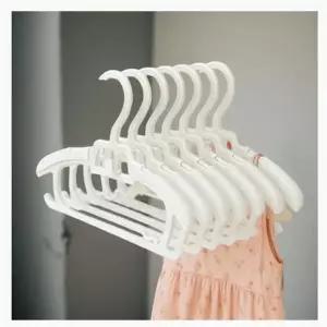 논슬립 아기 옷걸이 10개 길이 조절 나시끈걸이 목늘어남 방지