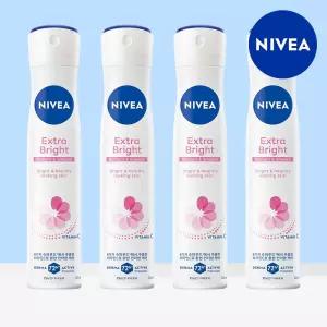 데오드란트 스프레이 엑스트라 브라이트 200ml 4개