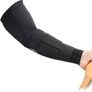 양궁 사격 보호를 위한 조절 가능한 터치 패스너가 있는 엘라스틱 암가드 경량 팔뚝 슬리브 프로텍터