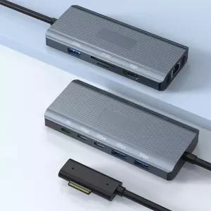 MTAKYA New MS SURFACE 노트북 [세금포함] [정품] Dock 11-in-1 4K@60Hz HDMI 여행 Hub for Pro/LAPTOP 랩