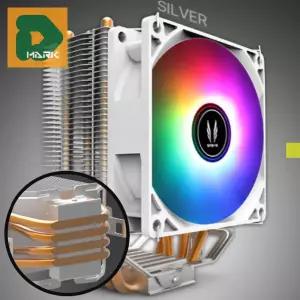 저소음 CPU쿨러 쿨링 부품 실버 파이프 미니 히트 컴퓨터 팬 조립 타워형 공랭쿨러 쿨링 시스템 RGB 타입