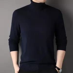 GLINE 남자 폴라 니트 추동 캐시미어 도톰 스웨터 목 터틀넥 힛템