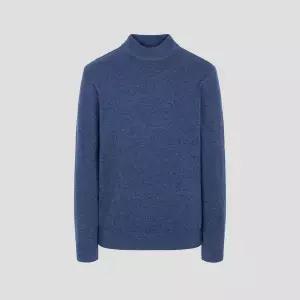 (백화점상품) 빈폴 남자 긴팔 티셔츠 슬림핏 캐시미어 블렌드 반터틀넥 니트 네이비 (BC5X51C08R)