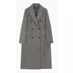 [롯데백화점]시슬리 헤링본 더블 롱코트(SACT45561)