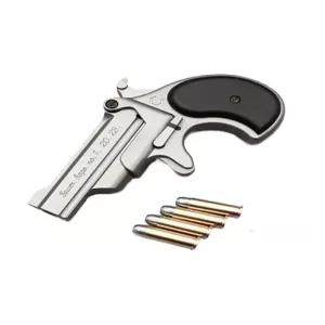 메탈 리볼버 권총 미니 모형 데린저 상품 5연발